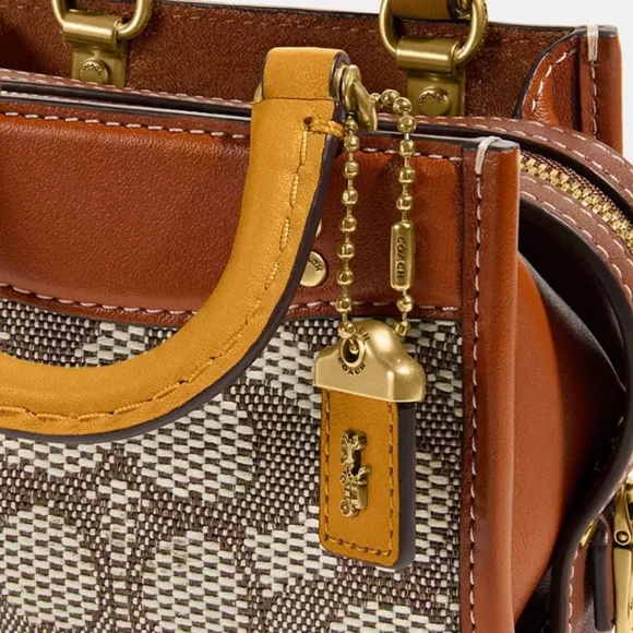 Coach Rogue Bag 12 In Signature Textile Jacquard mini - Picture 13 of 15
